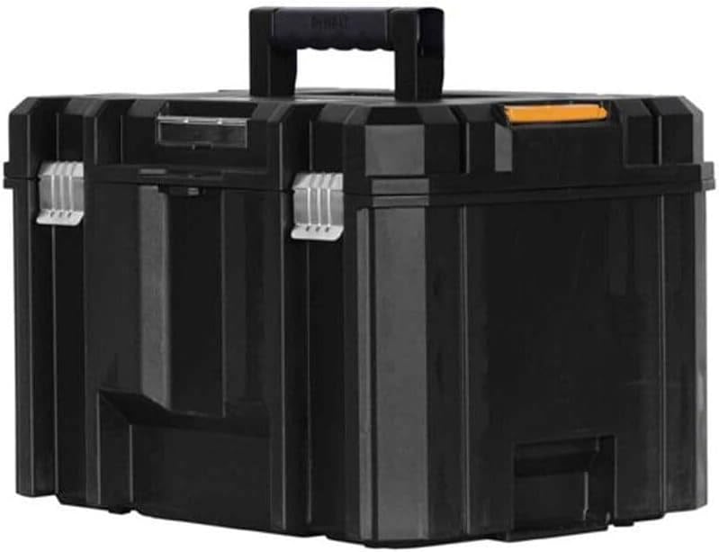 DEWALT TSTAK Tool Box, Extra Large Design, Removable Tray for Easy Access to Tools, Water and Debris Resistant (DWST17806)