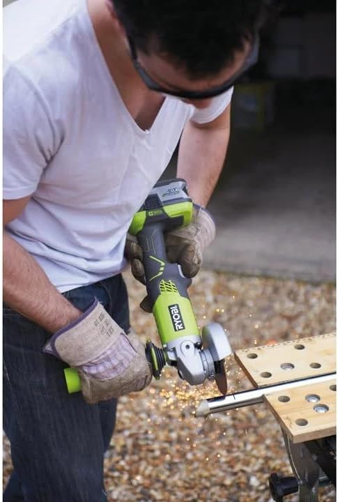 Ryobi 5133001903 R18AG-0 One+ Cordless Angle Grinder Angled