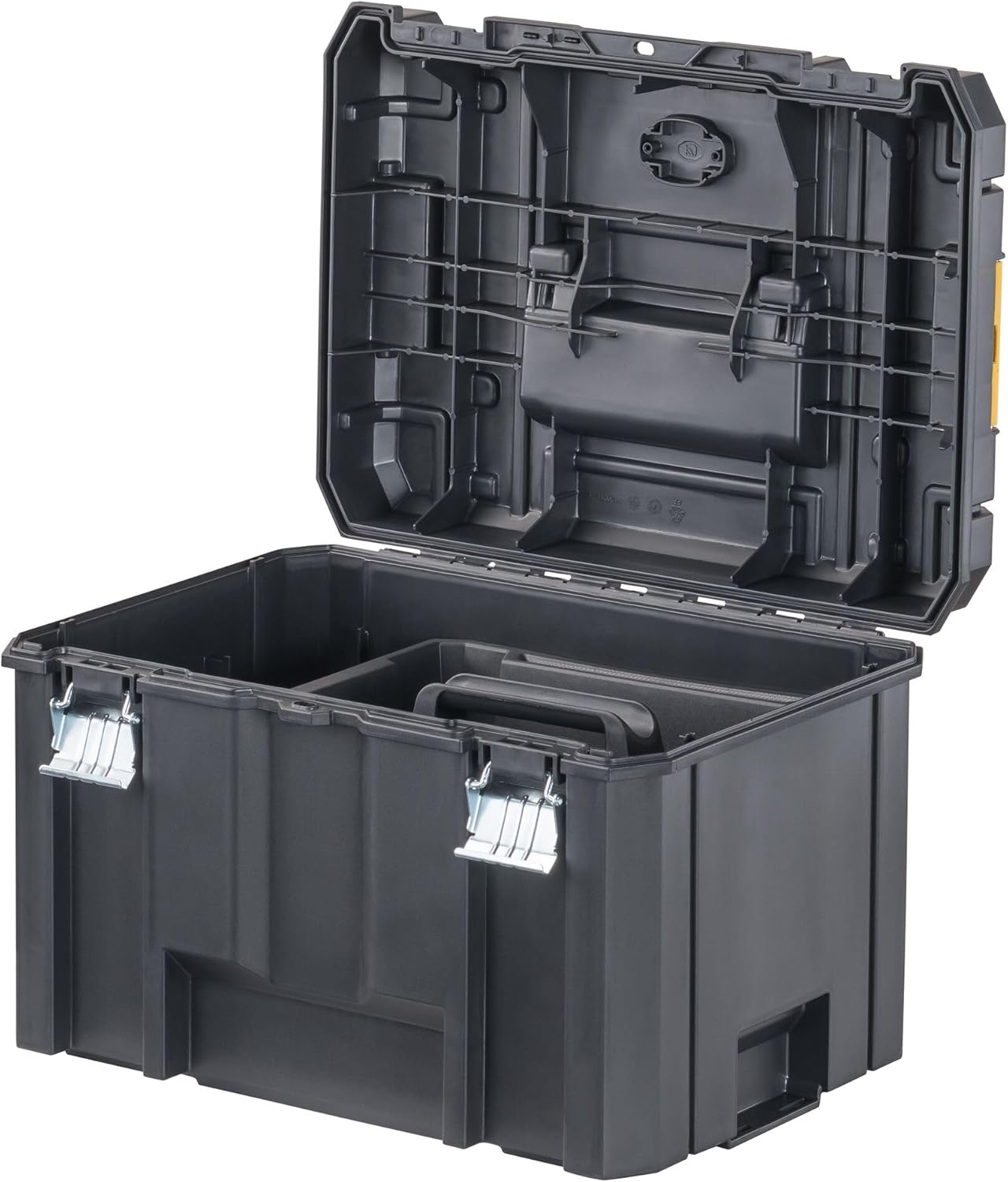 DEWALT TSTAK Tool Box, Extra Large Design, Removable Tray for Easy Access to Tools, Water and Debris Resistant (DWST17806)