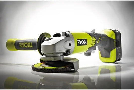Ryobi 5133001903 R18AG-0 One+ Cordless Angle Grinder Angled