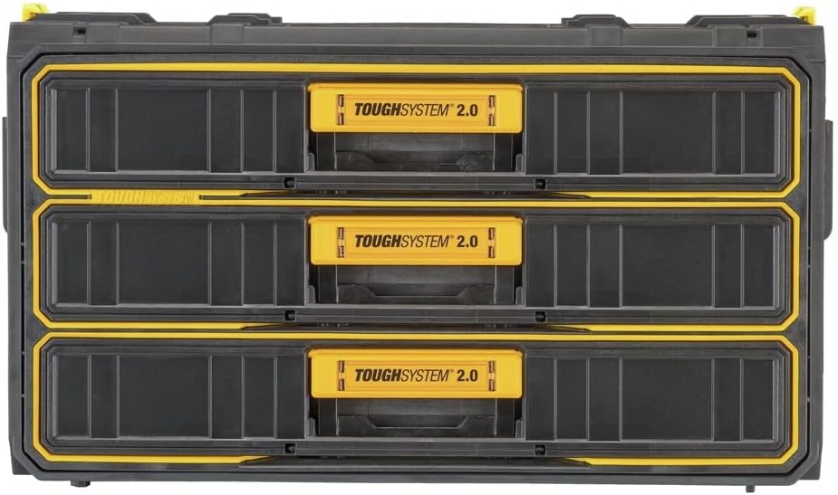 DEWALT TOUGHSYSTEM 2.0 Tool Organizer and Storage 3 Drawer Unit (DWST08330)