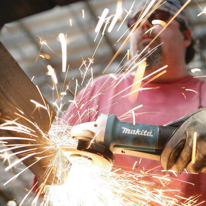 Makita 9557PB 4-1/2" Paddle Switch Angle Grinder, with AC/DC Switch