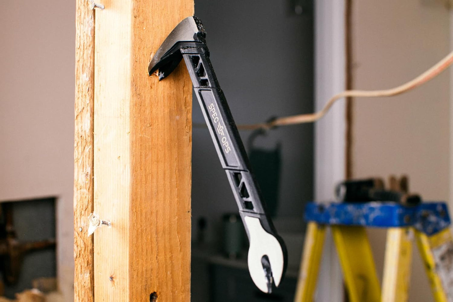 Spec Ops Tools 8" Nail Puller Cats Paw Pry Bar, High-Carbon Steel, 3% Donated to Veterans,