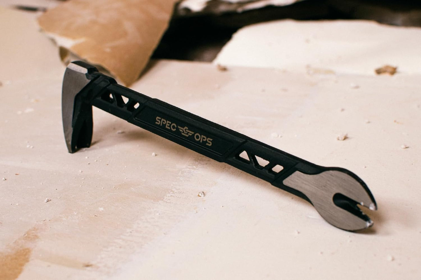 Spec Ops Tools 8" Nail Puller Cats Paw Pry Bar, High-Carbon Steel, 3% Donated to Veterans,